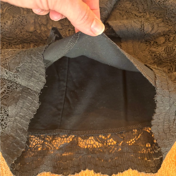 Audrey 3+1 Black Lace Sheath Mini with Belled Sleeves - Picture 2 of 10